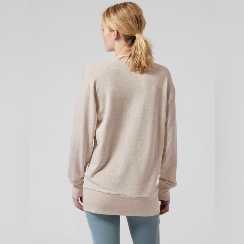 𝅺Athleta Purana Wrap Sweatshirt - Picture 8 of 9